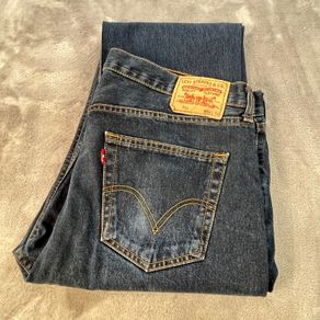 LEVI'S 751 Jeans Mens - W38 L32 Regular Fit - Dark Blue\Indigo Wash - Classic