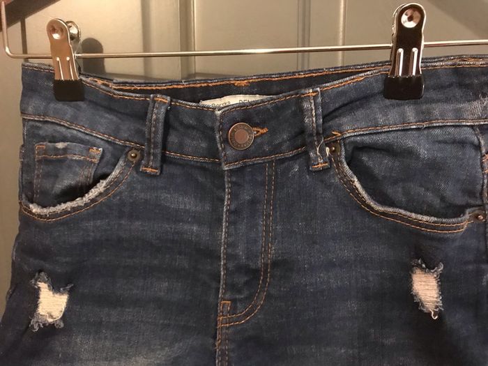 Bershka girls denim shorts size 34/6 aged 13+ years