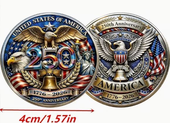 USA 250Th Anniversary Coins 1776-2026, New.