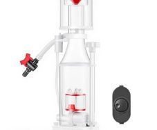 Protein Skimmer for 200-400 L Saltwater Aquariums Internal with Pump, Protein Skimmer with DC Pinwheel Pump, Adjustable Control, Air Silencer, for 200-400 L Saltwater Aquariums & Fish Reef Tank