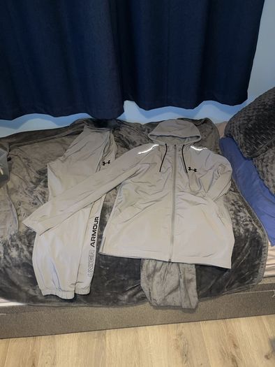 Under Armour Grey Windbreaker Tracksuit