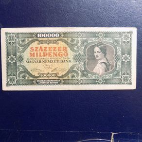 Hungary 1946.100,000 Pengo Banknote.Fine grade.