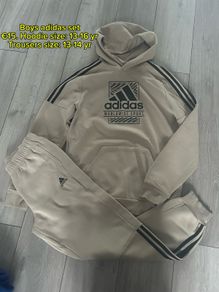Boys Adidas tracksuit set