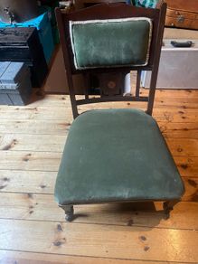 Victorian nursing chair