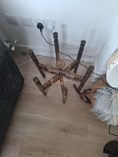 Antique middle eastern folding table