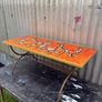 mid century retro vintage kitsch coffeetable for repair c1960 Image 5