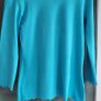 SAVIDA blue pearl neck top Sz XL (Fit 14-16UK) Image 2