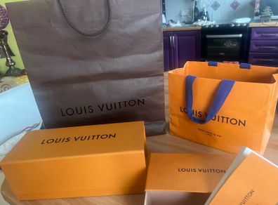 Louis Vuitton gift boxes plus two gift bags