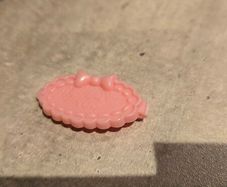 I Luv You Light Pink Barrette HTF MLP G1 My Little Pony Accessories