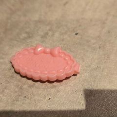I Luv You Light Pink Barrette HTF MLP G1 My Little Pony Accessories