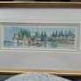 Original Sergio Vellini Signed & Dated Lake Garda Watercolor (36cm x 22cm) Image 10