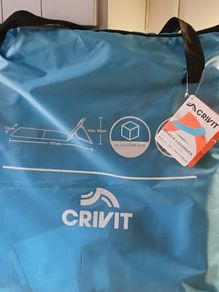 New Crivit Beach Lounger, blue