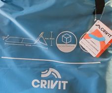 New Crivit Beach Lounger, blue