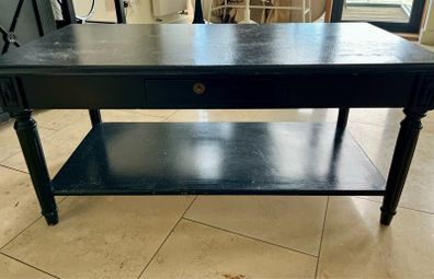 FREE URGENT SELL OFF Classic Black Coffee Table with Storage /Great DIY Upcycle Project