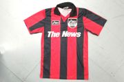 FREE POST Portsmouth 1995 (S)  Jersey Shirt ASICS Vintage Retro 1996 The NEws Kanye West Away Soccer Football England Away Small
