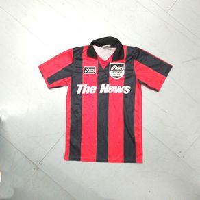 FREE POST Portsmouth 1995 (S)  Jersey Shirt ASICS Vintage Retro 1996 The NEws Kanye West Away Soccer Football England Away Small