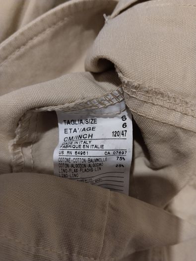 Benetton Dressy Linen Jacket, new with tags