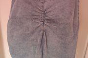 Jackie stretchy stone wash zipped denim skirt size UK18 EU46 Postage included