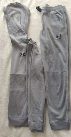 Boys Under Armour Cotton Blend Tracksuit Youth XL Age 13-15