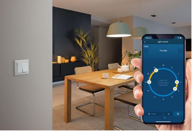 Bosch Smart Home Light/Shutter Control II, for Controlling The Lighting, Shutters/Venetian Blinds/Sun Blinds, Compatible with Amazon Alexa, Google Assistant and Apple Homekit