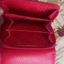 ladies red leather wallet Image 4