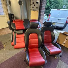 audi a3 s3 8p 3 door red black nappa heated seats and matching door cards