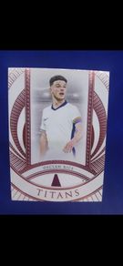 2025 Futera Unique "Titans" Declan Rice  Ultra-Rare Game-Worn Memorabilia | Serial Numbered 01/05