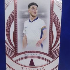 2025 Futera Unique "Titans" Declan Rice  Ultra-Rare Game-Worn Memorabilia | Serial Numbered 01/05