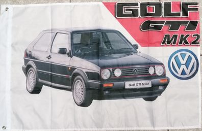 Vw Golf Gti Mk2 Flag.