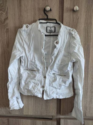 collar white jacket blazer fits s sm