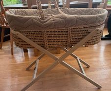 Mamas and Papas Sage Green Moses Basket