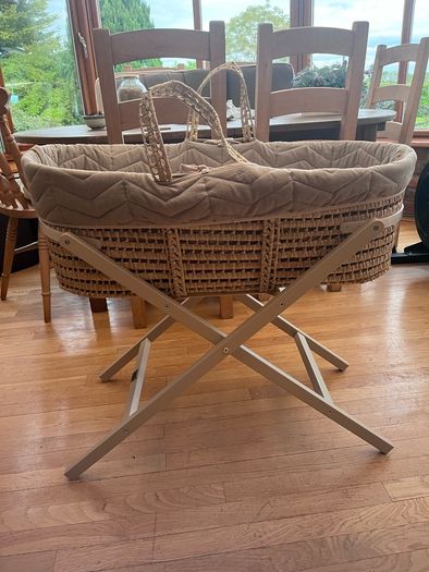 Mamas and Papas Sage Green Moses Basket