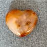 Crystal natural carnelian heart Image 2