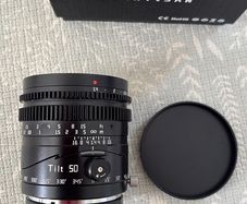 TTArtisan 50mm f1.4 Tilt Lens + Pocket Dispo Lens Bundle Sony FE