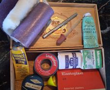 1950s First Aid kit box