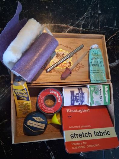 1950s First Aid kit box