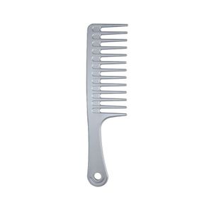 Silver Wide Tooth Comb Big Detangling Comb Long Teeth Comb