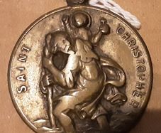 travelling st Christopher medal