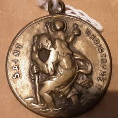 travelling st Christopher medal