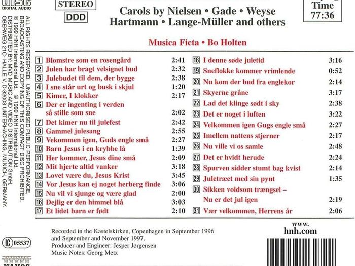 Free Postage! A Danish Christmas. CD.