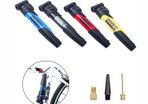 Bike bicycle portable pump with mounting bracket