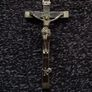 Antique French Pectoral Crucifix with Skull and Crossbones Image 2