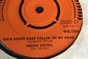 Sacha Distel vinyl single record - Raindrops keep falling on my head