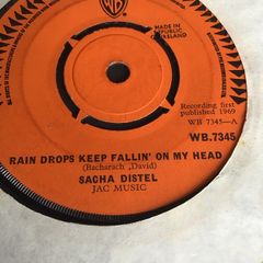 Sacha Distel vinyl single record - Raindrops keep falling on my head