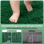 160x230cm Area Rugs for Bedroom, Washable Rug Antiskid Shaggy Carpets Suit for Bedroom Dorm Nursery Kids Room Office Lounge Home Decor, Green Image 3