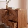 Swoon Norrebro 6-Drawer Chest - Solid Acacia & Brass - Mid-Century Modern Image 3