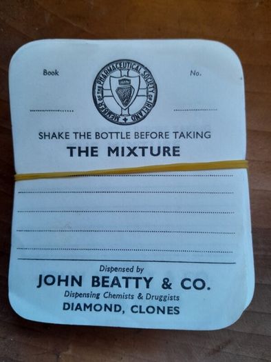 old chemist label