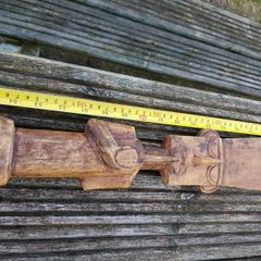 carved wooden man possibly tribal