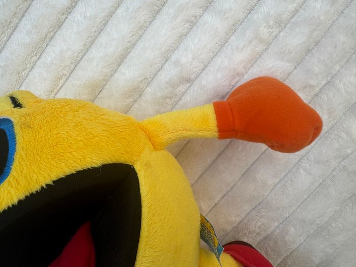 Pac Man Pacman Namco  approx. 12 Soft Plush Ghostly Adventures Bandai 2012 Used Please see pictures