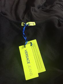 Versace Jeans Full Zip Hoodie Black